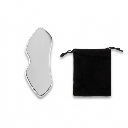BLUSH LAB Lip Shape Stainless Steel Gua Sha Facial & Neck Massage Tool